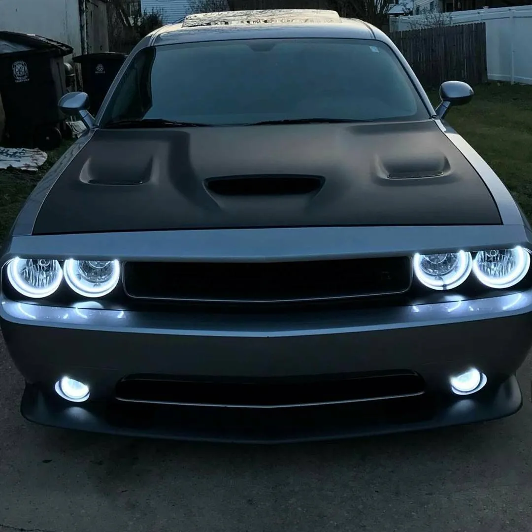 ORACLE Lighting 2008-2014 Dodge Challenger LED Headlight Halo Kit - Standard Mount product image