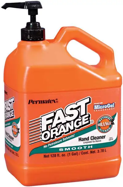 Permatex Fast Orange Smooth Lotion Hand Cleaner 1 Gal Bottle w/ Pum