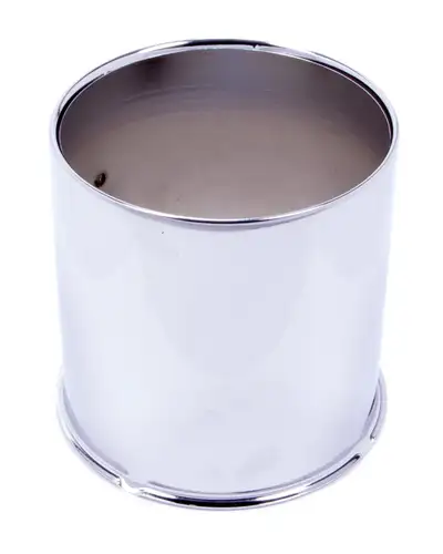 Gorilla Push Through Hub Cover Open End 4.25" Wheel Bore Steel Chrome Plated Bulk HC204A