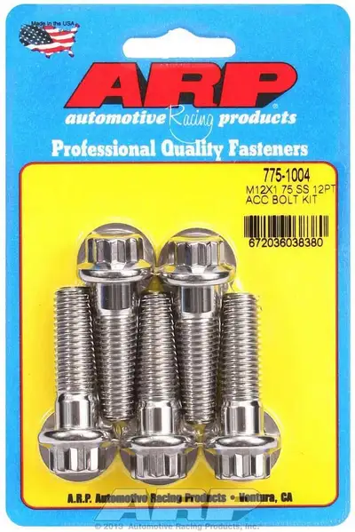 ARP Auto Racing S/S Bolt Kit - 12pt. (5) 12mm x 1.75 x 40mm