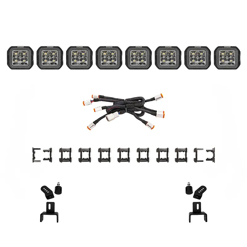 5 Inch LED Pod Lights White + Amber Dual-Mode for Jeep Wrangler JL/ Gladiator JT product image