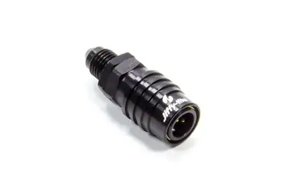 jiffytite Q/R #4 Male Str to #4 Socket Valved Black