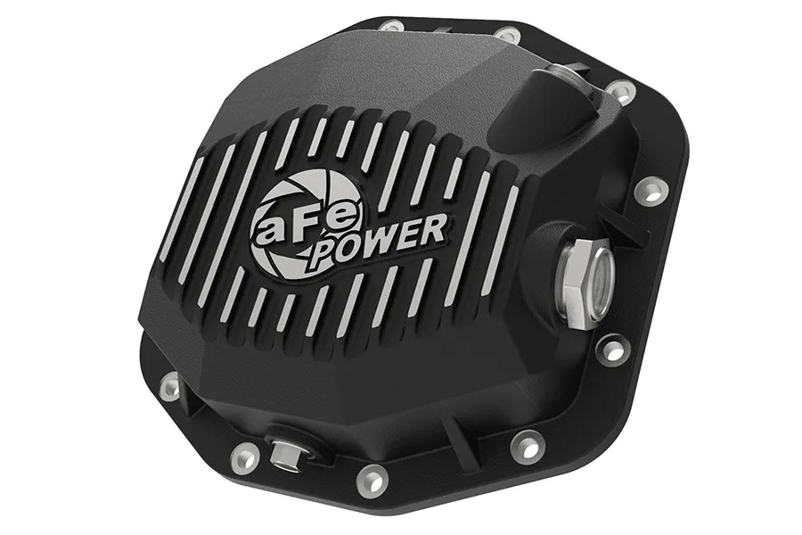 aFe Power AFE Power Street Series Rear Dana 44 Differential Cover Black w/ Machined Fins - JL