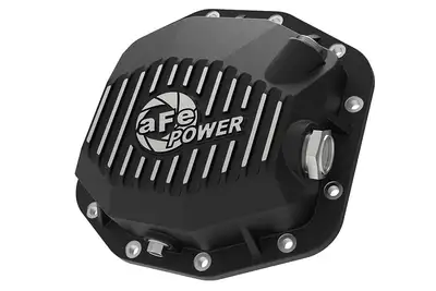 aFe Power AFE Power Street Series Rear Dana 44 Differential Cover Black w/ Machined Fins - JL