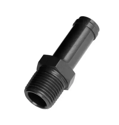 Redhorse Performance 1/4in Hose to 1/8in NPT Male Straight Black
