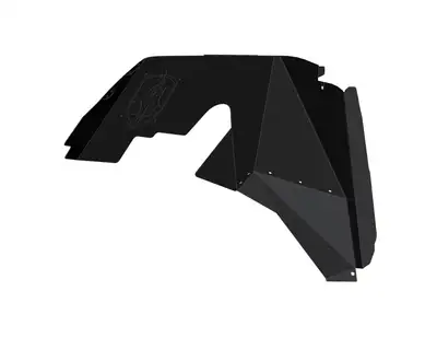 Road Armor 1824 Wrangler/20c Gladiator Stealth Front Fender Liners Texture Black