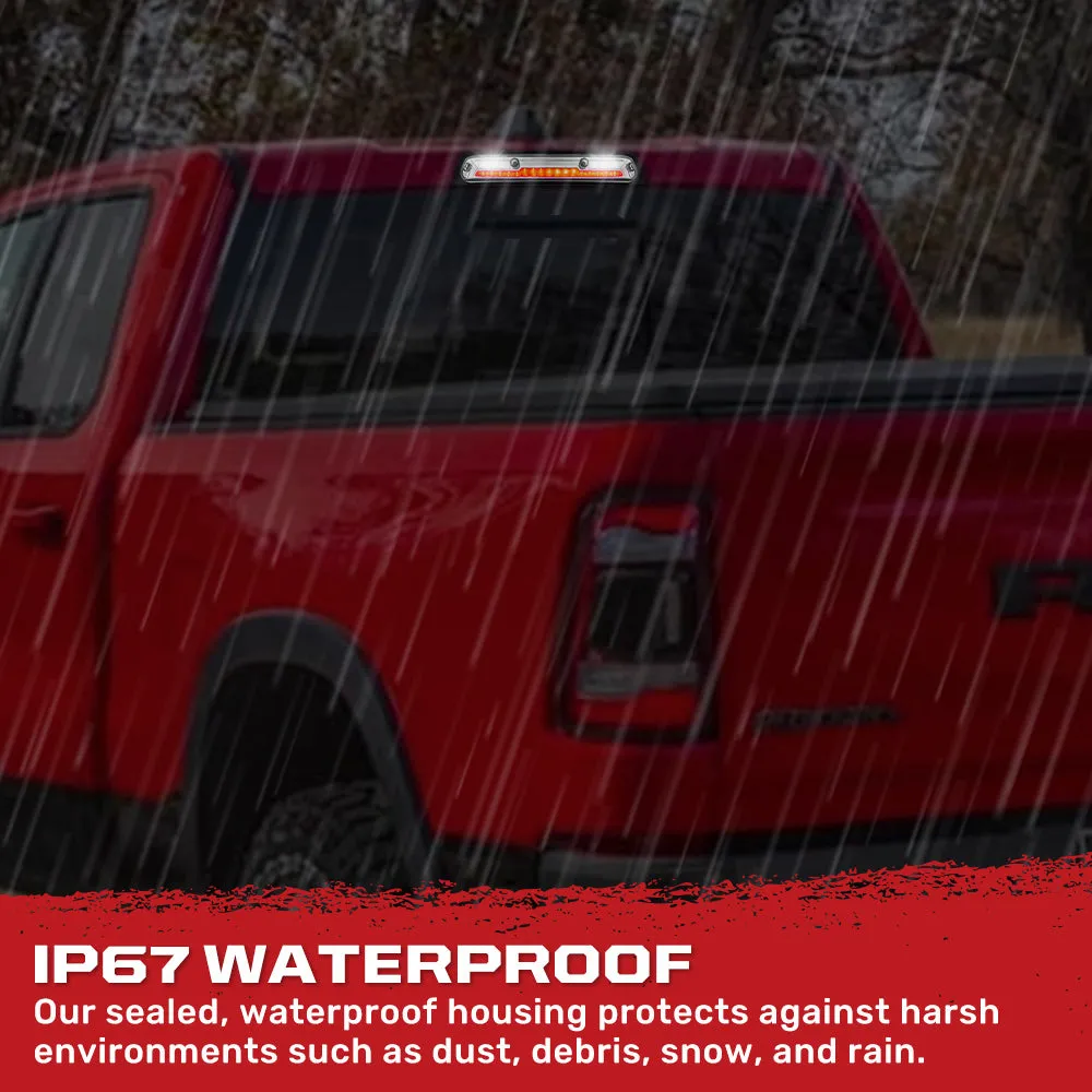 LED 3rd Brake Dodge 19-21 RAM 1500 And 19-21 RAM 2500 3500 - Ultra High Power Red LED 3rd Brake Light Kit w Ultra High Power Cree Xml White LED Cargo Lights - Clear Lens product image