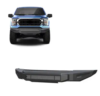 Black Horse Off Road Black Horse Off Road AFB-F121-BU Armour II Heavy Duty Modular Front Bumper-Bumper Only