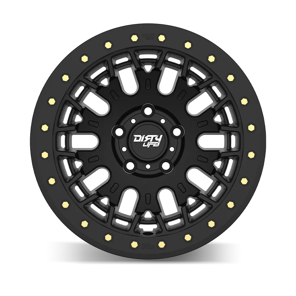 The Wheel Group Dirty Life Dt-3 9317 Satin Black 17x9 6-139.7 -12mm 106mm 9317-7983mb product image