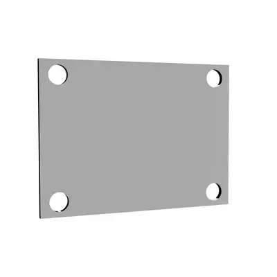 QTP Low Profile Oval 4 Bolt Cover Plate