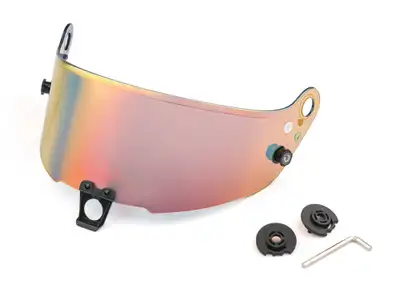 Sparco Motor Sports Visor Red Stealth