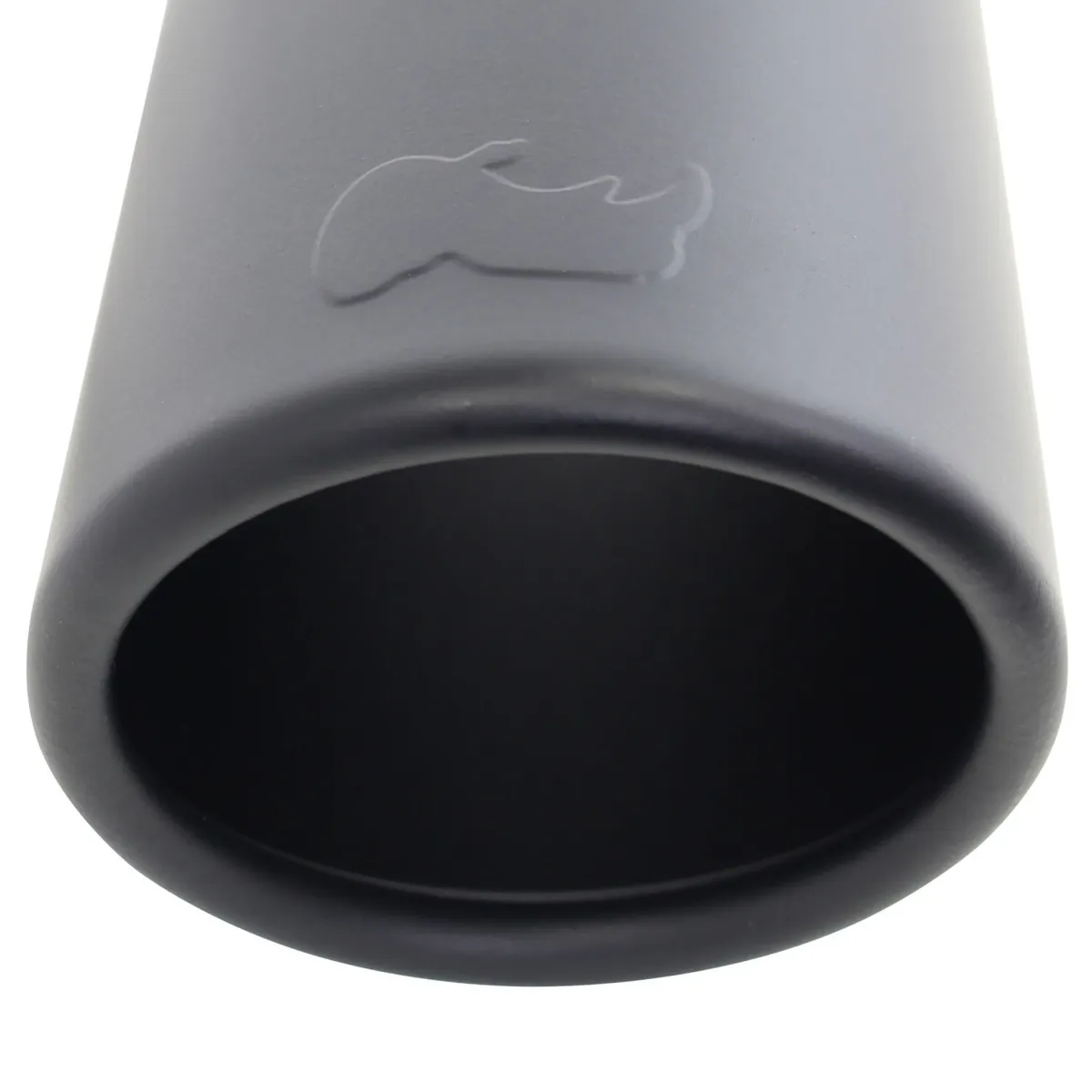 Go Rhino GRT3414B - Black Powder Coated Stainless Steel Exhaust Tip - Textured Black product image