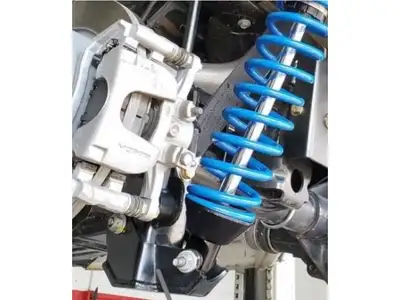 EVO Manufacturing 18c Manufacturing Protek Rear Shock Skids in 3/16 Steel Powder Coated Black