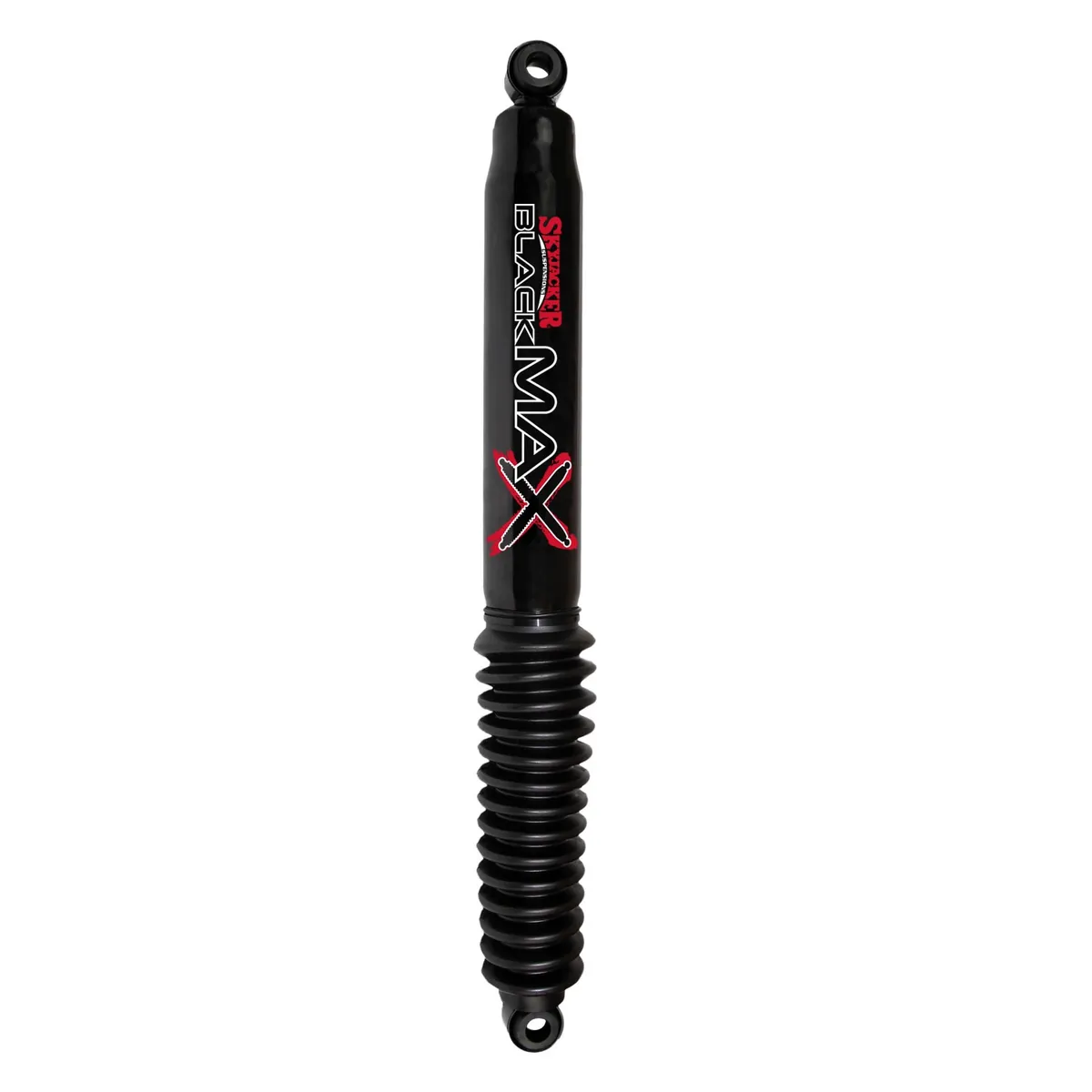 Black MAX Shock Absorber 55-60 Jeep 61-98 Dodge/Chevy w/Black Boot 24.84 Inch Extended 14.82 Inch Collapsed Skyjacker product image