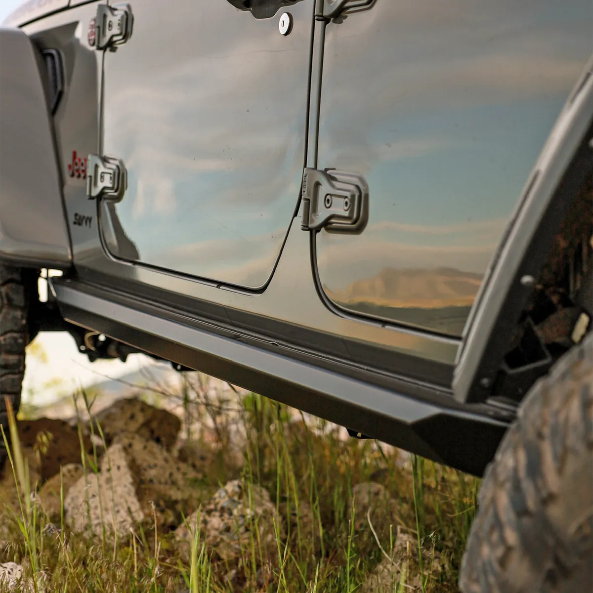 18c Wrangler Rocker Trim Kit Raw product image