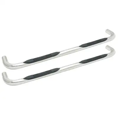 Westin E-Series 3 Nerf Step Bars Stainless Steel SilveradoSierra 1500 Ext. Cab 1999-2014 2500LD Ext. Cab 1999-2004 25003500HD Ext. Cab 2001-2014