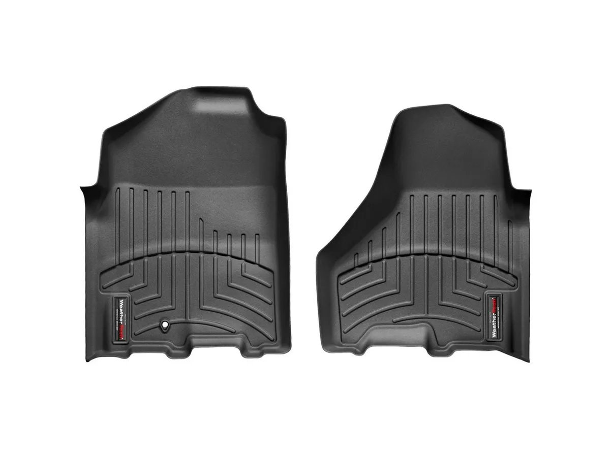 2009 + Dodge Ram Black Front FloorLiner Fits Crew Cab Only / 2010 + Dodge Ram 2500/3500 Black Front FloorLiner Ram Crew Cab / 2010 + Dodge Ram 2500/3500 Black Front FloorLiner Ram Mega Cab product image