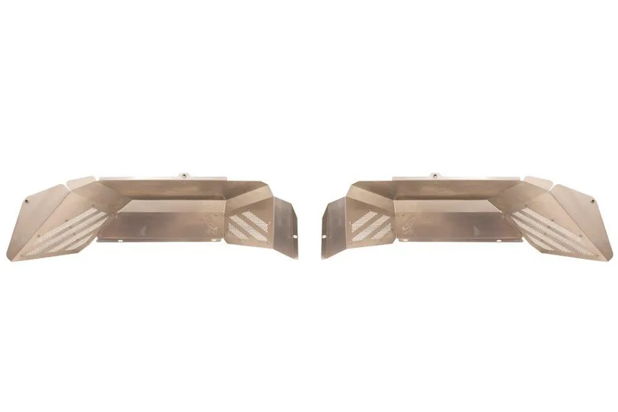 Fishbone Offroad Rear RAW Aluminum Inner Fenders for 2020 & Up Jeep Gladiator FB33210R product image