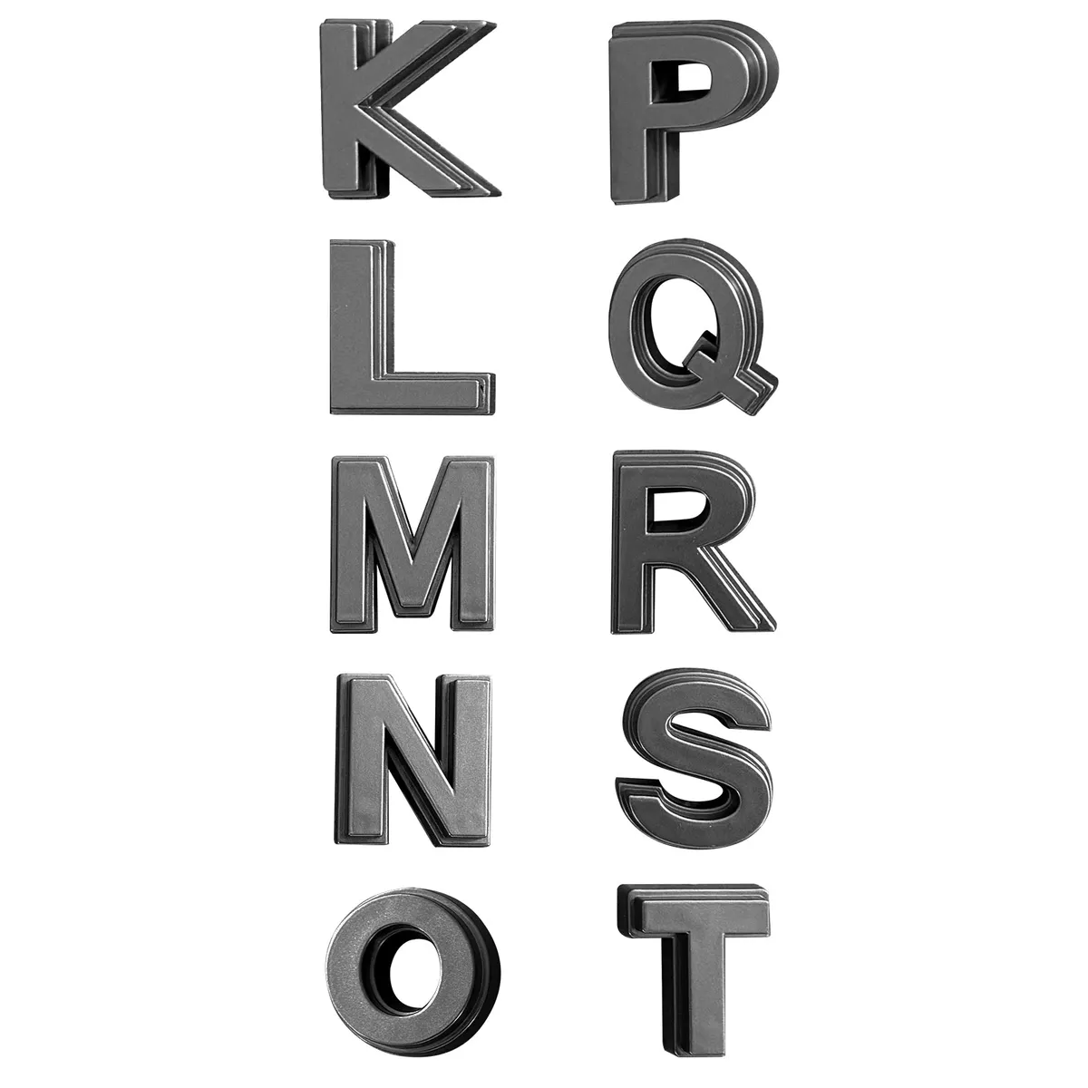 American Modified A-Z 26 Letters, Grey - AMTYTAA00132 product image