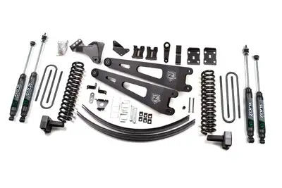 Zone Offroad 11-14 Ford F-250/F-350 Super Duty 6 Inch Lift Kit Diesel With Overload With Nitro Shocks Zone Offroad