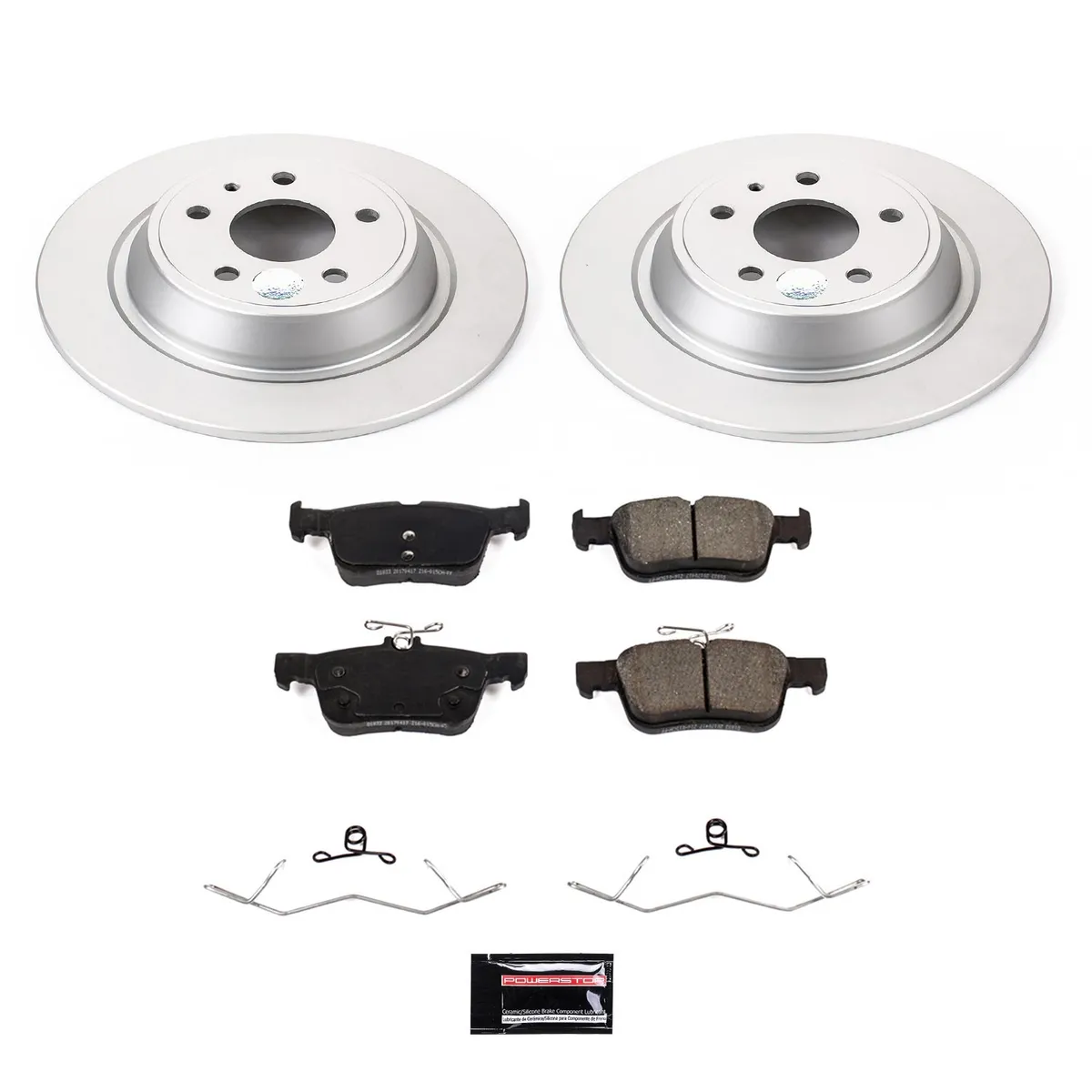 Z17 Geomet Coated Rotor Kit: Genuine Geomet Fully Coated Rotors; Ceramic Pads W/Hardware product image