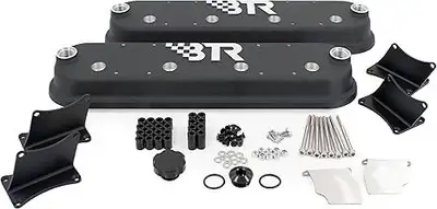 Brian Tooley Racing Valve Covers w/Coil Mounts - Black