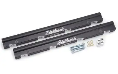 Edelbrock Fuel Rail Kit, For LS3 Super Victor EFI Manifold #28215, -8 A.N. Ends