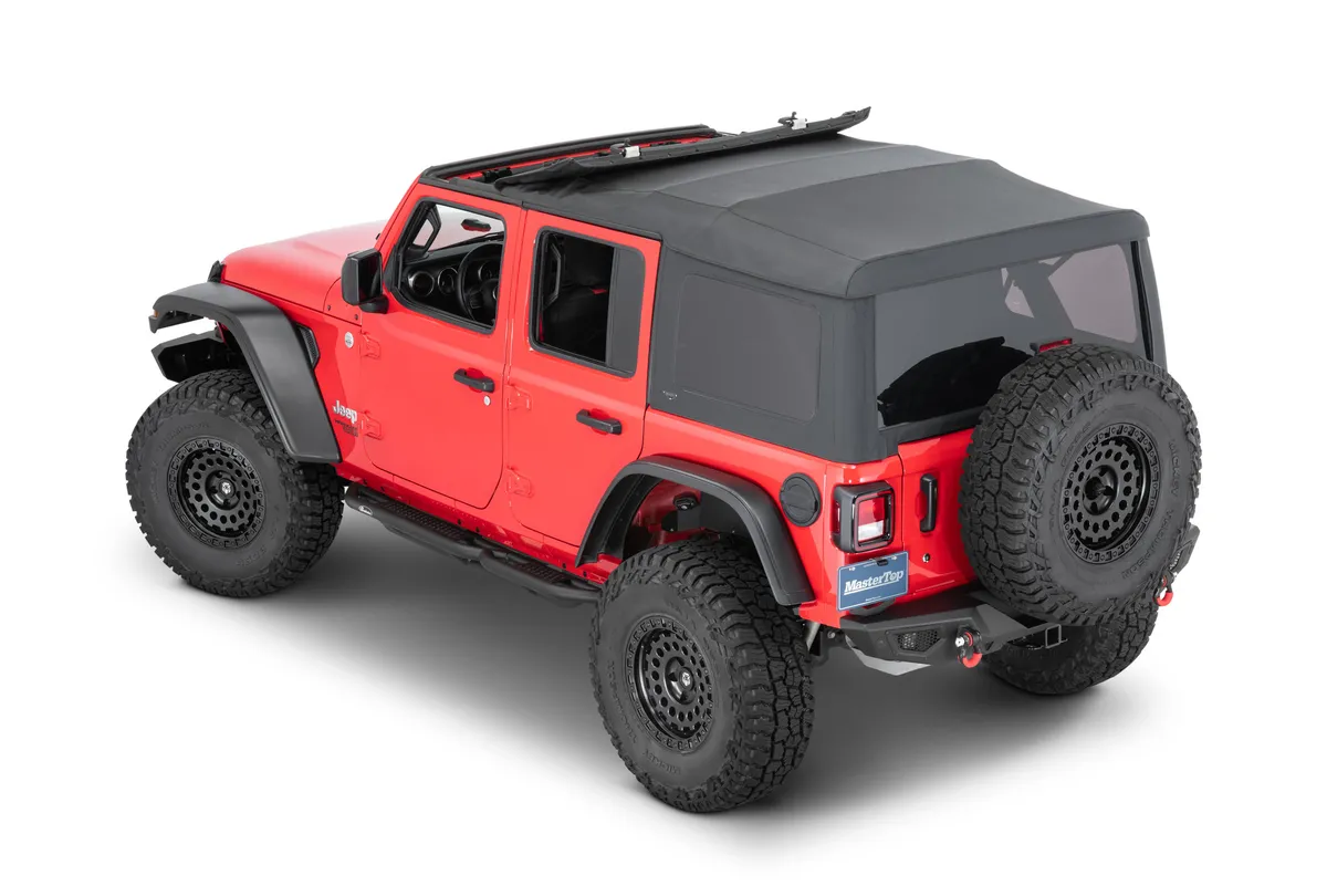 MasterTop Complete Top 18-Present Jeep JLU Wrangler 4 Door, MasterTwill MasterTop product image