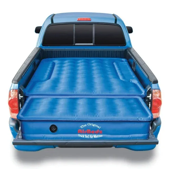 Airbedz by Pittman Outdoors - Ppi 105 Mid Size 5'-5.5' Short Bed With Built-In Rechargeable Battery Air Pump - The Original Truck Bed Air Mattress Includes Tailgate Extension Air Mattress product image