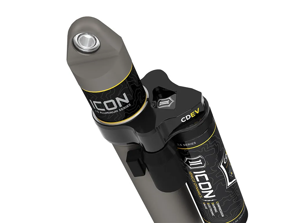 ICON 2018-2023 Jeep Wrangler JL, 2.5" Lift, Rear, V.S. 2.5 Aluminum Series Shock Absorbers, Piggyback Reservoir w/ CDEV, Pair product image