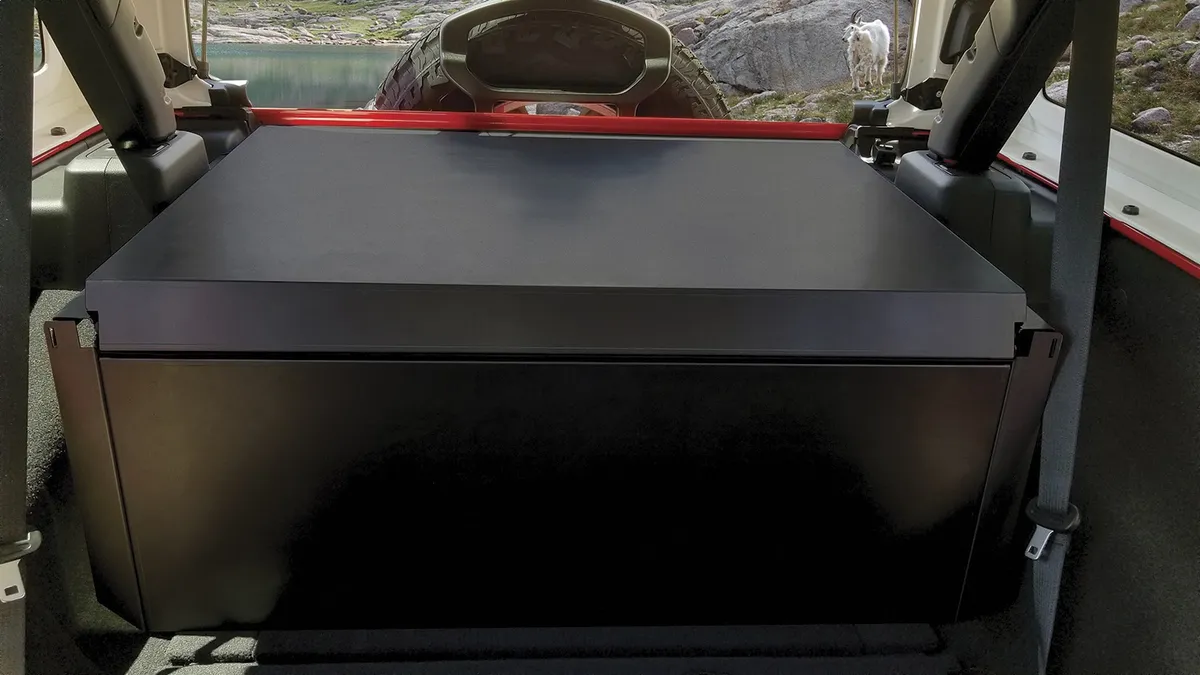 18c Wrangler JL Unlimited Security Deck Enclosure (Not Compatible With Factory Rear Speaker Option) product image