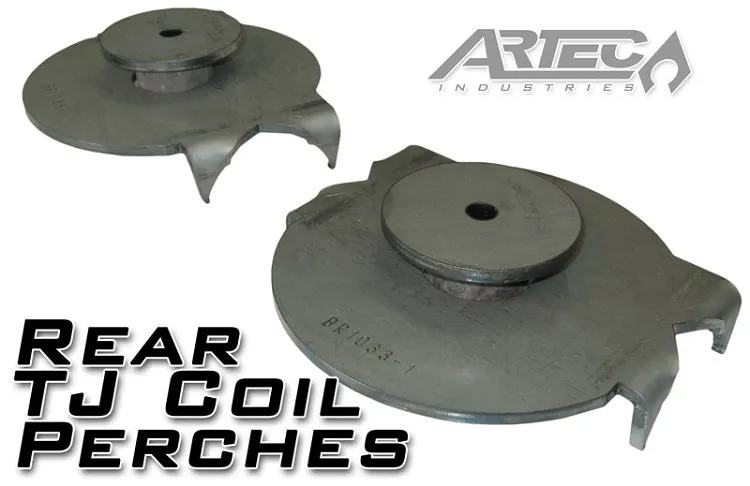 9706 Jeep TJ Rear Coil Perches And Retainers (Pair) product image
