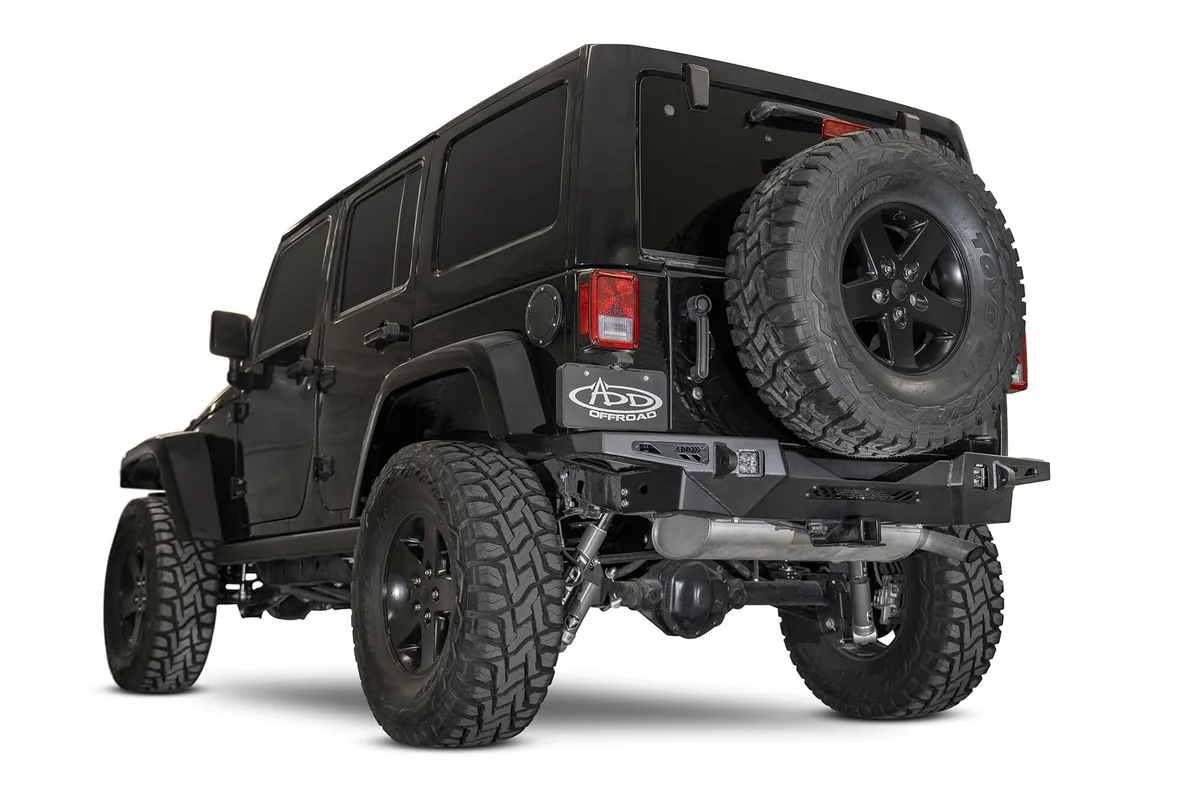 0718 Jeep Wrangler Stealth Fighter Rear Bumper product image
