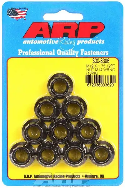 ARP Auto Racing M12 X 1.75 M14 Socket 12PT Nut Kit