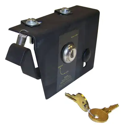 Crown Automotive Jeep Replacement RT Off-Road - Metal Black Hood Lock