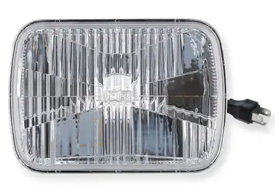 Holley Retrobright LED Headlight 5x7 Rectangle Modern White Lens
