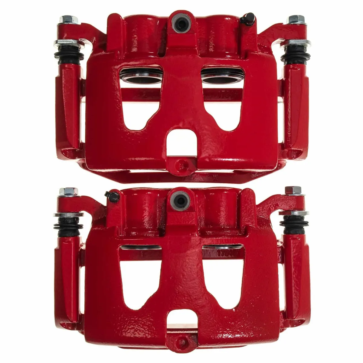 1322 Ford F250/F350 Super Duty Rear Red Caliper Pair w/ Brkt product image