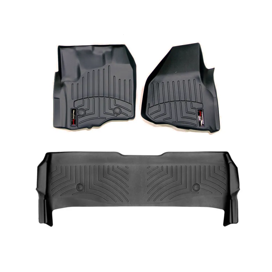 WeatherTech Front and Rear Floorliners Black - 2012-2016 Ford F-250/F-350/F-450/F-550 Super Duty product image