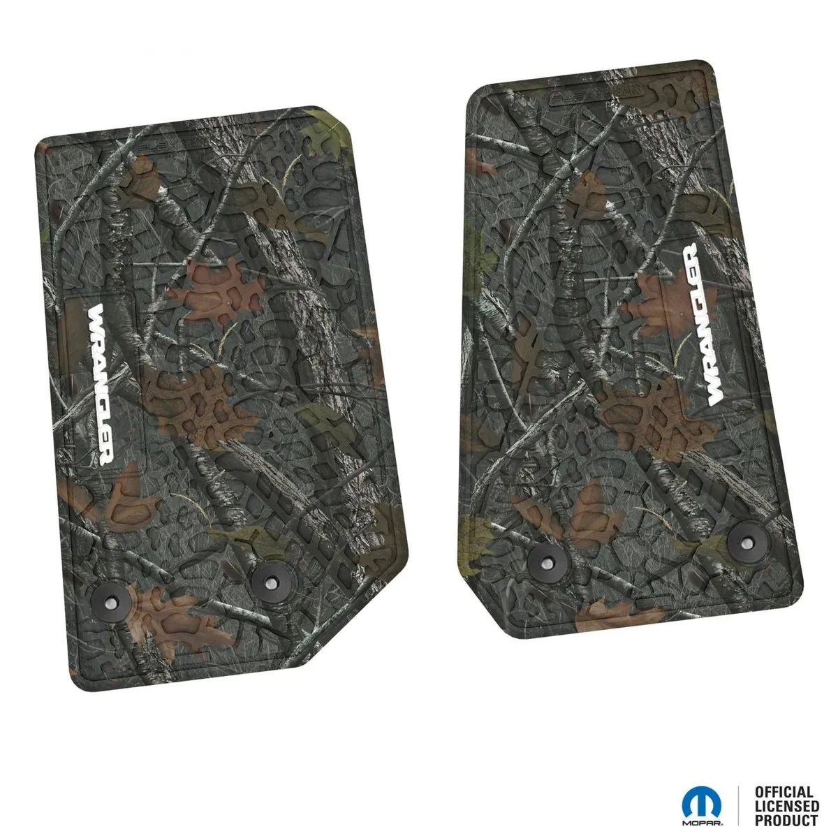 14-18 Jeep JK 2 Dr Front -Tire Tread/Scorched Earth Scene w/ Wrangler Insert - Black w/ Pink Insert product image