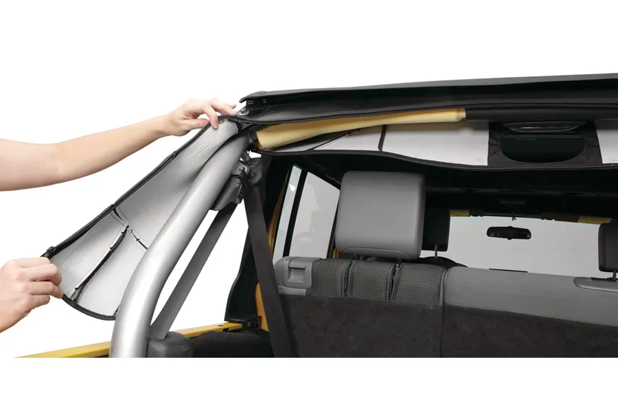 Bestop Jeep Sport Bar Covers For Jeep 2007-2018 Wrangler JK 4 Door Black Diamond Bestop