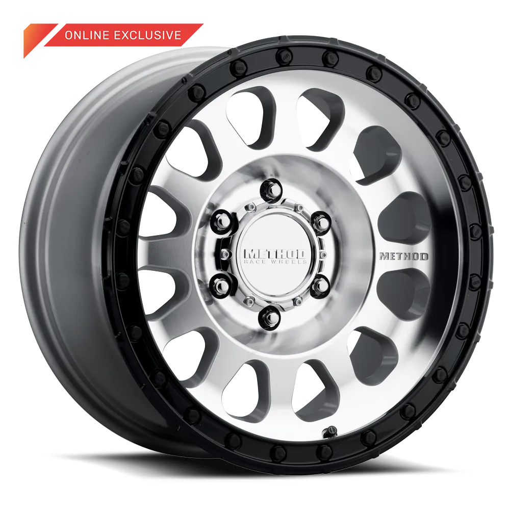 Method Race Wheels MR315 17x8.5 0mm Offset 6x135 87mm Centerbore Polished - Gloss Black Lip MR315785161700 product image