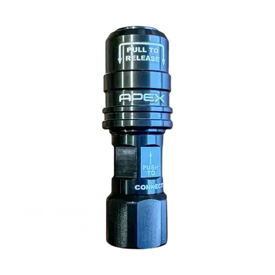 Apex Performance Apex Performance Assembly/Finished Good Air Chuck Push on Closed/Open hi Flow 1/4 Npt X02-12-007