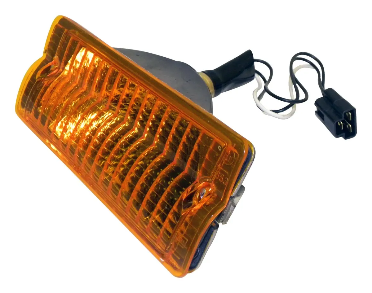 Crown Automotive Jeep Replacement J5460106 Right Front Parking Lamp for Jeep 76-91 SJ, J-Series, Incl. Lamp, Bulb & Harness product image
