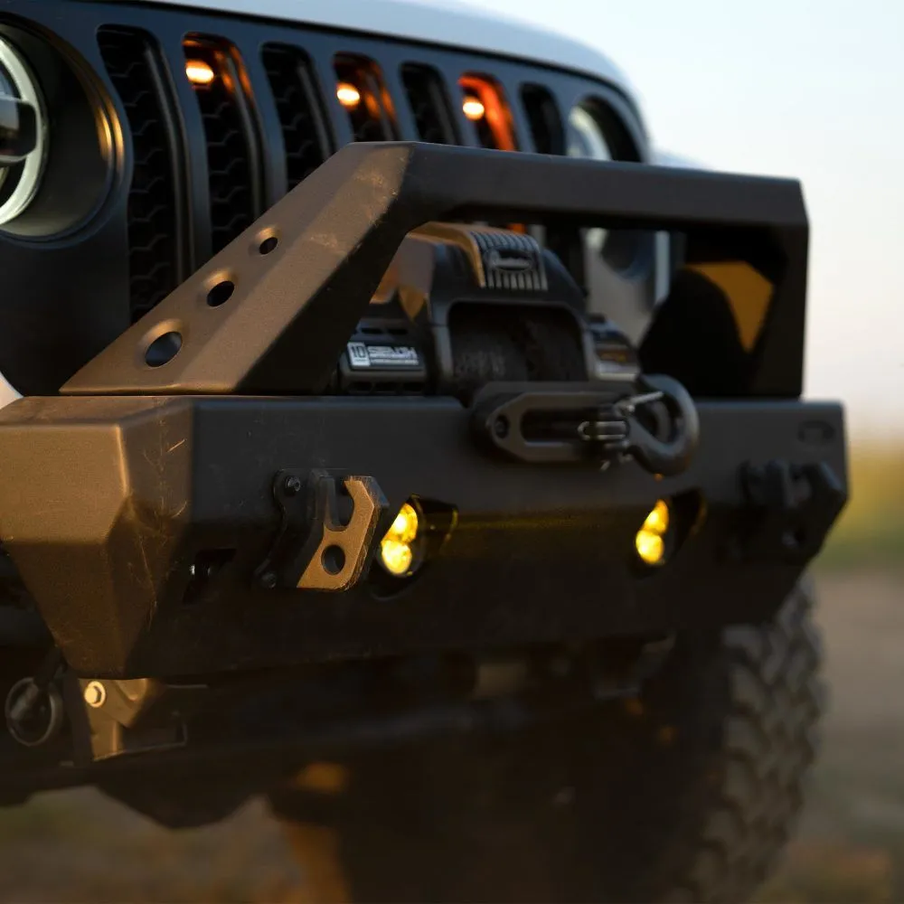 KC Hilites Flex Era 3 Dual Mode SAE Fog LED Light Pods | 2-Light Master Kit - Jeep Aftermarket Bumpers product image