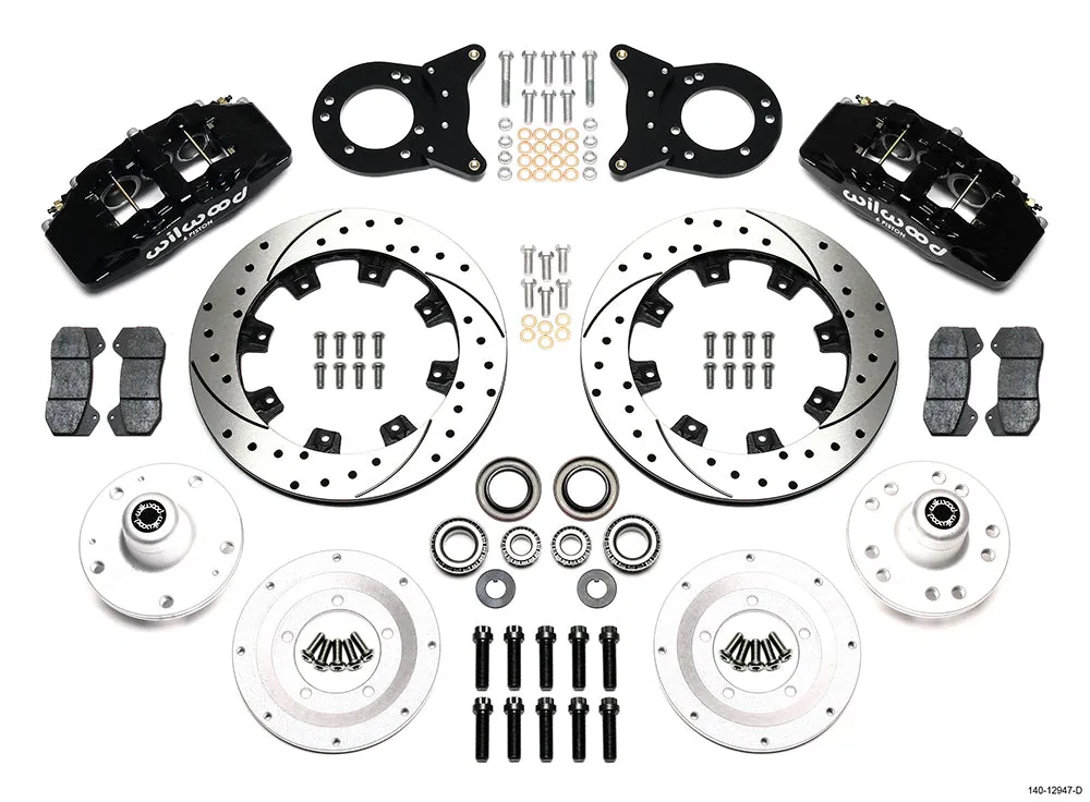 1963 - 1970 Ford, Mercury Forged Dynapro 6 Big Brake Front Brake Kit (Hub) - 140-12947 product image