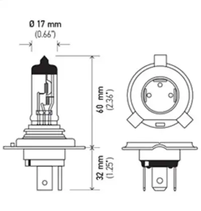 Hella Hella Bulb h4 12v 100/55w
