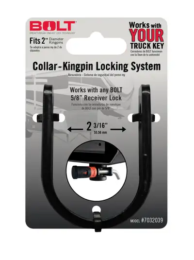 BOLT BOLT 7032039 Collar King Pin Locking System