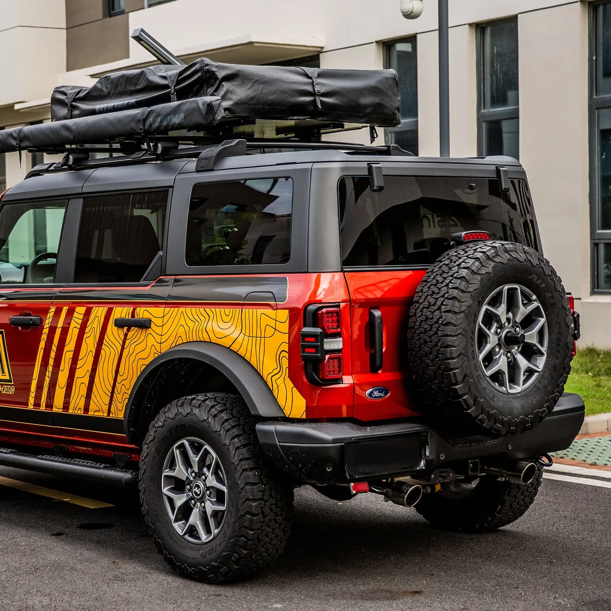 Raptor Style LED Tail Lights W/ Starting Animation For 21+ Ford Bronco ( Excluding Raptor, Sport ) product image