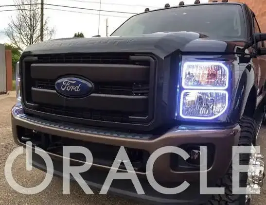 ORACLE Lighting 2011-2016 Ford F-250/F-350 LED Headlight Halo Kit (Square Ring Design) product image