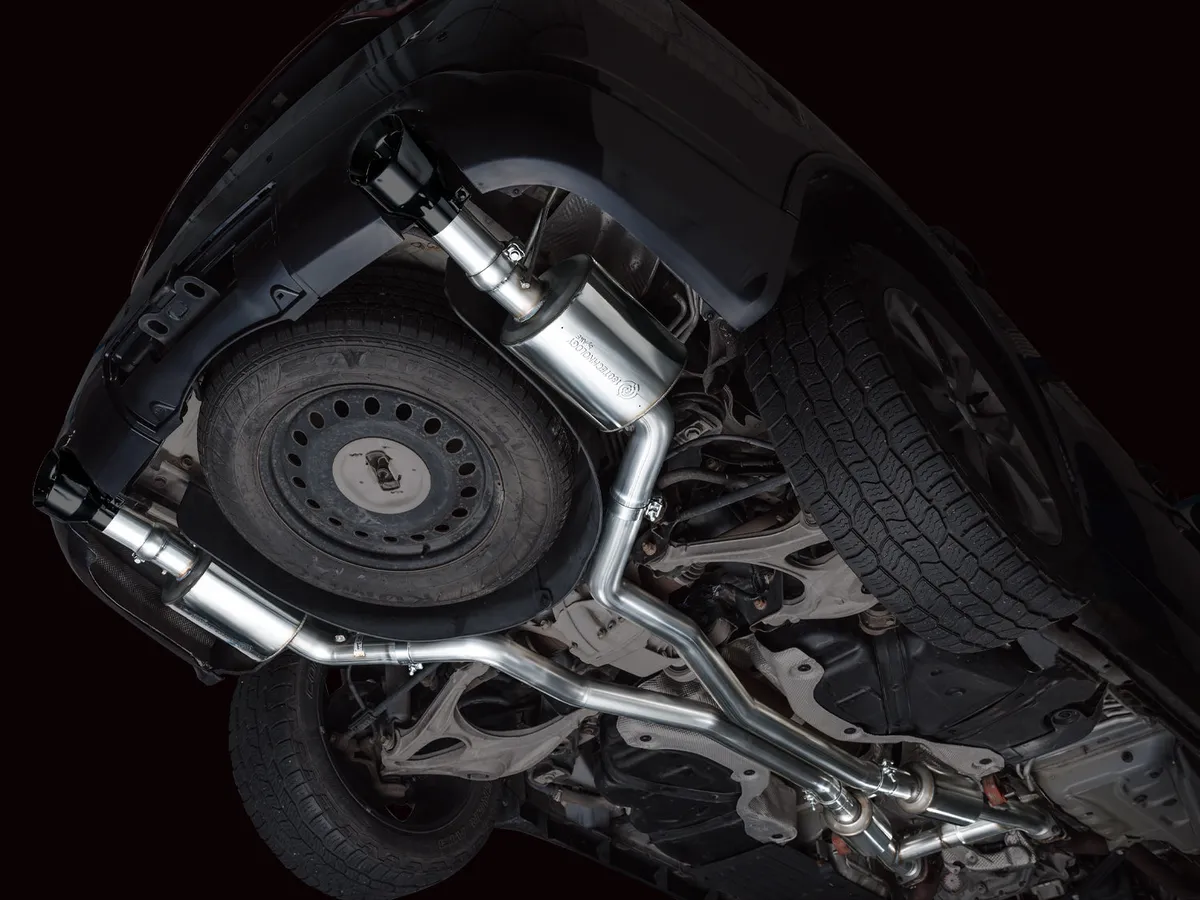 AWE Track Edition Exhaust for Dodge Durango 3.6 / 5.7 - Chrome Silver Tips product image